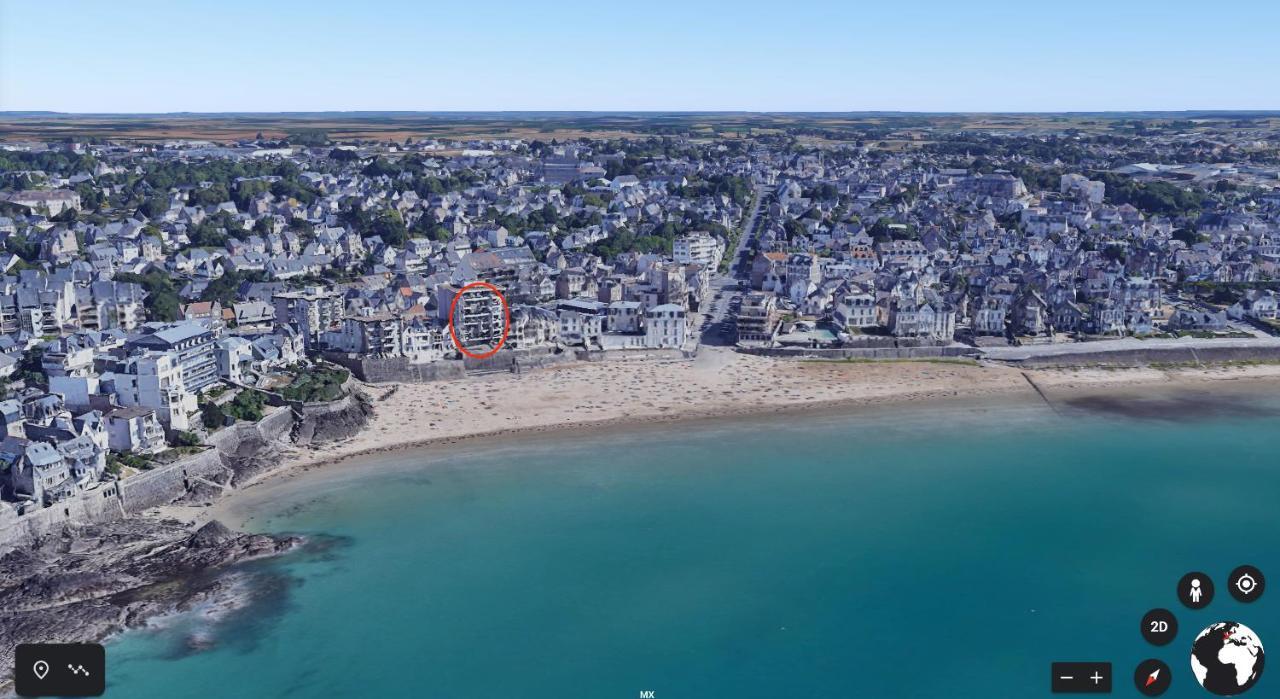 Appartement Les Pieds Dans L'Eau - Residence Sur La Plage Сен-Мало Экстерьер фото
