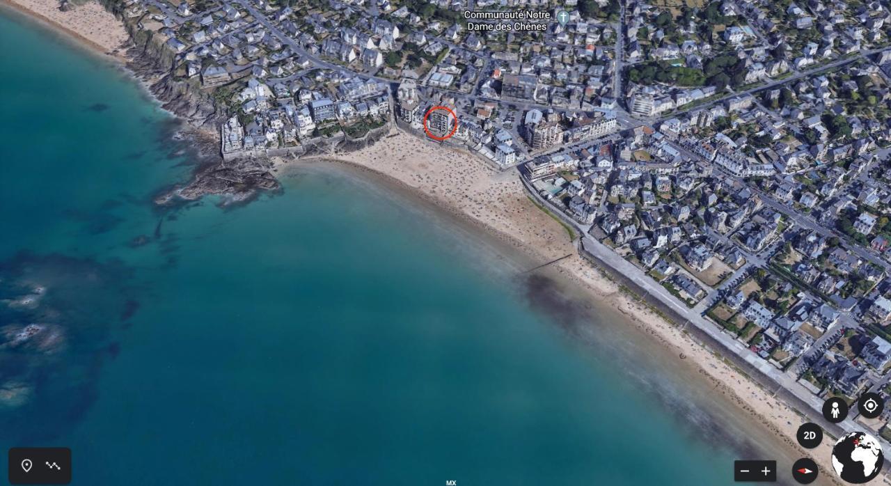 Appartement Les Pieds Dans L'Eau - Residence Sur La Plage Сен-Мало Экстерьер фото
