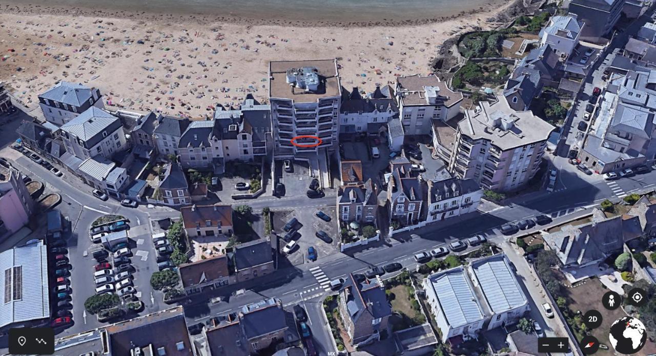 Appartement Les Pieds Dans L'Eau - Residence Sur La Plage Сен-Мало Экстерьер фото
